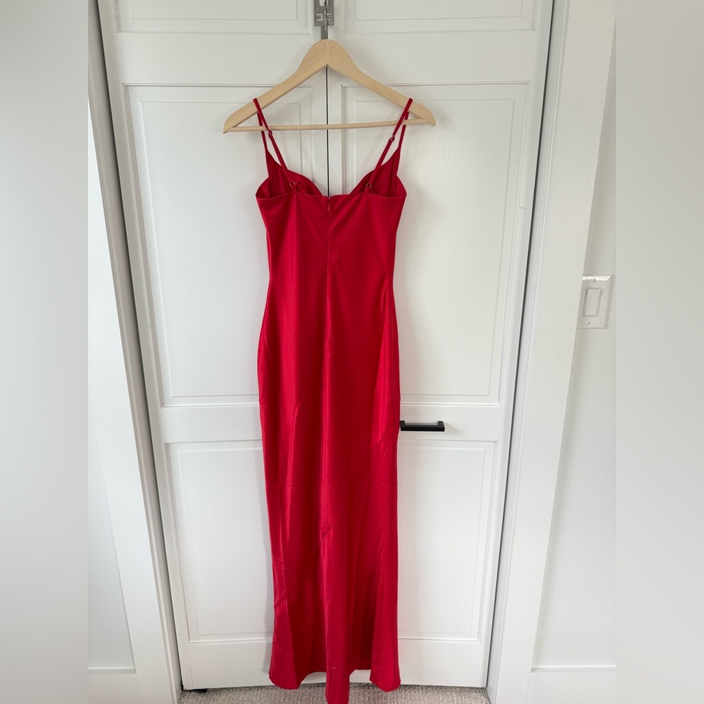 ATHENA RED STRAPY EVENING GOWN - RED - EUC S - BABYBOO - Picture 6 of 14